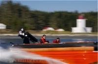 One of the Coast Guard Boats used from Northern Vancouver Island is a Zodiac Hurricane.
