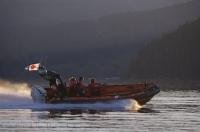 The Canadian Coast Guard 508 squad response to an emergency in British Columbia, Canada.