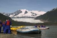 A rafting adventure is a popular cruise shore excursion