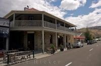 A heritage hotel known as the Dunstan House in the town of Clyde in Central Otago on the South Island of New Zealand.