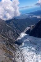 Franz Josef Glacier on the South Island of New Zealand is designated as a World Heritage Site.