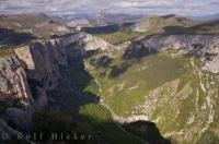 The breathtaking view of the Grand Canyon of Verdon in the Alpes de Haute of Provence in France.