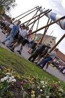 The raising of the May Tree pole is a historical event held annually in Putzbrunn, Germany.