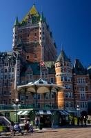 The castle like features of the Fairmont Le Chateau Frontenac in Quebec City is a hotel that is just as spectacular on the outside as it is on the inside.