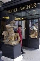 The Hotel Sacher situated in downtown Vienna is the finest hotel in Austria.