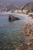 This beautiful beach in Monterosso, Italy is just one of the many beaches along the Italian coastline.