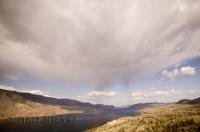The meeting point of the North and South Thompson Rivers, Kamloops Lake in British Columbia is popular for fishing and family vacations.