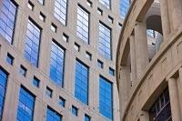 Situated on West Georgia Street, the architecture of these interesting buildings can be attributed to Israeli/Canadian architect Moshe Safdie.