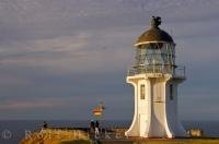 The lighthouse stands atop Cape Reinga in Northland on the North Island of New Zealand.