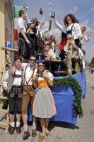 The real fun at the Maibaumfest is the party following the raising of the Maibaum in Putzbrunn, Germany.