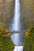 While the Multnomah Falls, Oregon, are a popular tourist spot in summer, I had it all for myself on this misty fall morning, it was a incredible spot to photograph, relax and to enjoy.