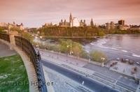 A great viewpoint to see Ottawa, Canada is from the NCC Astrolabe Theatre on Nepean Point, from here you can also look accross the Ottawa River to Hull in Quebec.