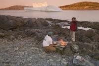 Stock photo of outdoor cooking, Viking Trail Newfoundland