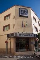 On the street corners in the commercial district in the City of Cordoba in Andalucia, Spain, tourists will find comfortable accommodations under the name of NH Califa Hotel.
