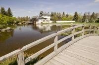 Situated in Henderson Lake Park in the heart of Lethbridge is the Nikka Yuko Japanese Garden a great place to visit during a vacation in Alberta, Canada.