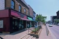 The main street of North Bay, Ontario has many attractions that many tourists come to see.