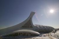The Olympic Stadium in Montreal Canada was built for the 1976 summer Olympics.