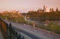 The Rideau Canal is one of the many attractions for visitors on vacation in the beautiful city of Ottawa, Ontario.