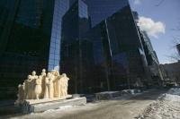 One of the most thought inspiring outdoor sculptures the Illuminated Crowd is situated in downtown Montreal, Quebec, Canada.
