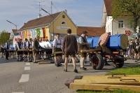 The village of Putzbrunn celebrates the Maibaumfest near Munich, Germany.