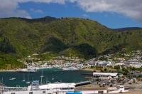The starting out point for many adventures in the Marlborough Sounds of New Zealand is the town of Picton also the location of the Interisland Ferry services.