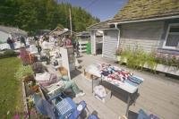 Art and Craft Fairs are frequently events during the summers on Northern Vancouver Island like this annual fair in Telegraph Cove.