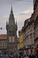 The Powder Tower is situated in the Old Town of Prague in the Czech Republic in Europe.