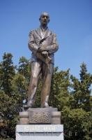 A statue of Edvard Benes who was the President of Czechoslovakia now stands in the city of Prague, Europe.