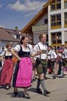 A local pair of Putzbrunn residents enjoying a dance at the Maibaumfest in Germany.