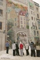 This huge artistic mural is one of the 