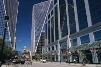 The central business district of the beautiful city of Regina in Saskatchewan, Canada.