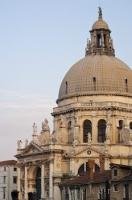 Standing at the entrance to the Grand Canal in Venice is the beautiful Santa Maria della Salute church.