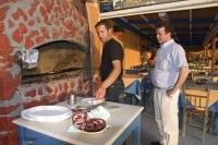 Ammoudi Beach is the place for real greek sea food