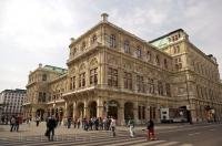 The Staatsoper is located in the district of Vienna, Austria at the southern end of the Karntnerstrasse.