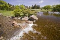 The Nikka Yuko Japanese Garden is situated in Henderson Lake Park in Lethbridge and is a great tourism attraction for the city.