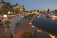 One of the secrets of Victoria in British Columbia, is its beautiful waterfront where buskers entertain visitors on balmy summer evenings.