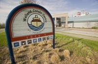 An interpretive centre is situated at Lock 3 of the Welland Canal, in St Catharines, Ontario.