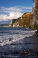 The stunning White Cliffs Reserve in Taranaki, New Zealand is named after the White Cliffs of Dover in England.