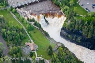 photo of Aerial View Kaministiquia River Kakabeka Falls Provincial Park Ontario