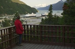photo of skagway cruise ship port