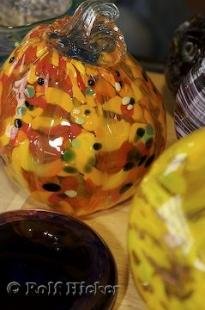 photo of art glass sculpture