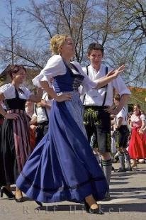 photo of Bavarian Woman Dancing