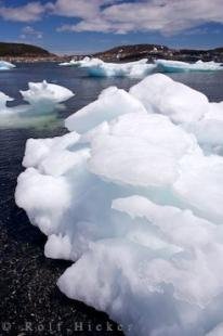 photo of Beached Pack Ice St Anthony Harbour