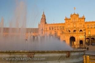 photo of Beautiful Fountain Plaza De Espana Sevilla