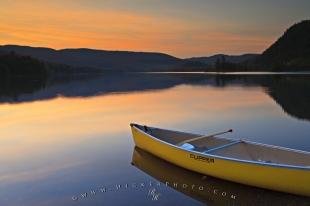 photo of Beautiful Lake Sunset Lake Monroe Quebec