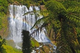 photo of Beautiful Marokopa Falls Waikato Waterfall New Zealand