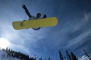 photo of blackcomb terrain park
