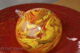 photo of blown glass art