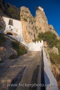 photo of Brick Steps Guadalest Castle Guadalest Spain