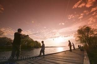 photo of canada fishing Lake Simcoe Ontario
